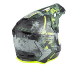 F3 Klim Carbon Helmet ECE - Unruly Kombu Green - Hi-Vis