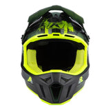 F3 Klim Carbon Helmet ECE - Unruly Kombu Green - Hi-Vis