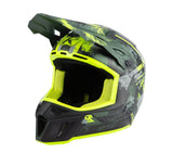 F3 Klim Carbon Helmet ECE - Unruly Kombu Green - Hi-Vis