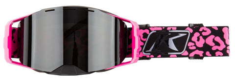 Klim Edge Goggle - Focus Knockout Pink Black Chrome Smoke Polarized
