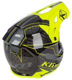 F3 Klim Carbon Helmet ECE - Velocity Black - Hi-Vis
