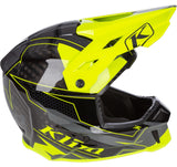 F3 Klim Carbon Helmet ECE - Velocity Black - Hi-Vis