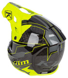 F3 Klim Carbon Helmet ECE - Velocity Black - Hi-Vis