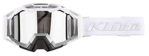 Klim Viper Pro Snow Goggle - Vanish White Clear Smoke Silver Mirror