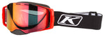 Klim Edge Goggle - Focus Black Smoke Tint Red Mirror