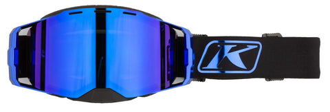 Klim Edge Goggle - Blue Chrome Dark Smoke Blue Mirror