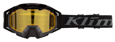 Klim Viper Pro Snow Goggle - Vanish Black - Yellow Tint