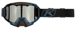 Klim Viper Snow Goggle - Hex Petrol - Dark Smoke Silver Mirror