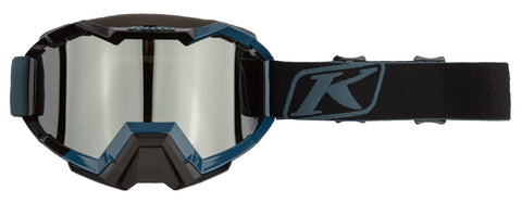 Klim Viper Snow Goggle - Hex Petrol - Dark Smoke Silver Mirror
