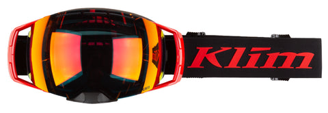 Klim Aeon Snow Goggle - Tech Fiery Red Smoke Red Mirror