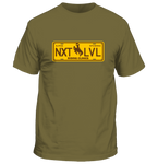 NXT LVL WY License Plate T- Shirt