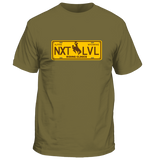 NXT LVL WY License Plate T- Shirt