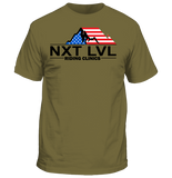 NXT LVL American Flag T- Shirt