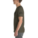 Eat Ride Sleep Repeat Short-Sleeve T-Shirt (Black Font)