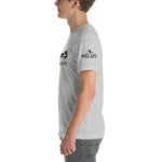 Eat Ride Sleep Repeat Short-Sleeve T-Shirt (Black Font)