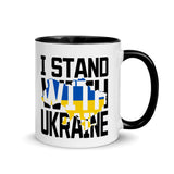 I Stand with Ukraine Mug with Color Inside