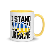 I Stand with Ukraine Mug with Color Inside